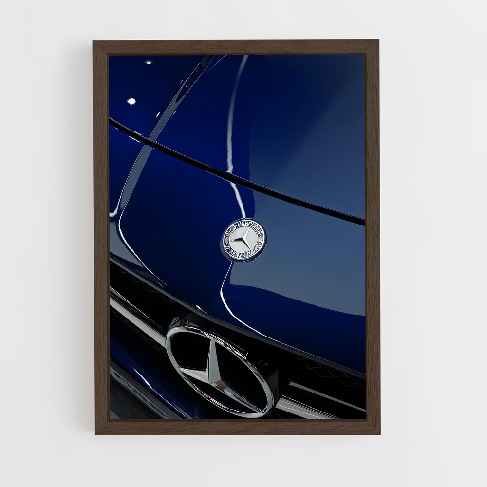 Poster AMG Blue Thunder – affiche Mercedes (vue 5)